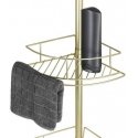 Telescopic shower shelf DOLCEDO, 4 levels, metal, black, WENKO