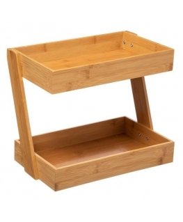 Bamboo Bambuko virtuvės organizatorius, 2 lygiai