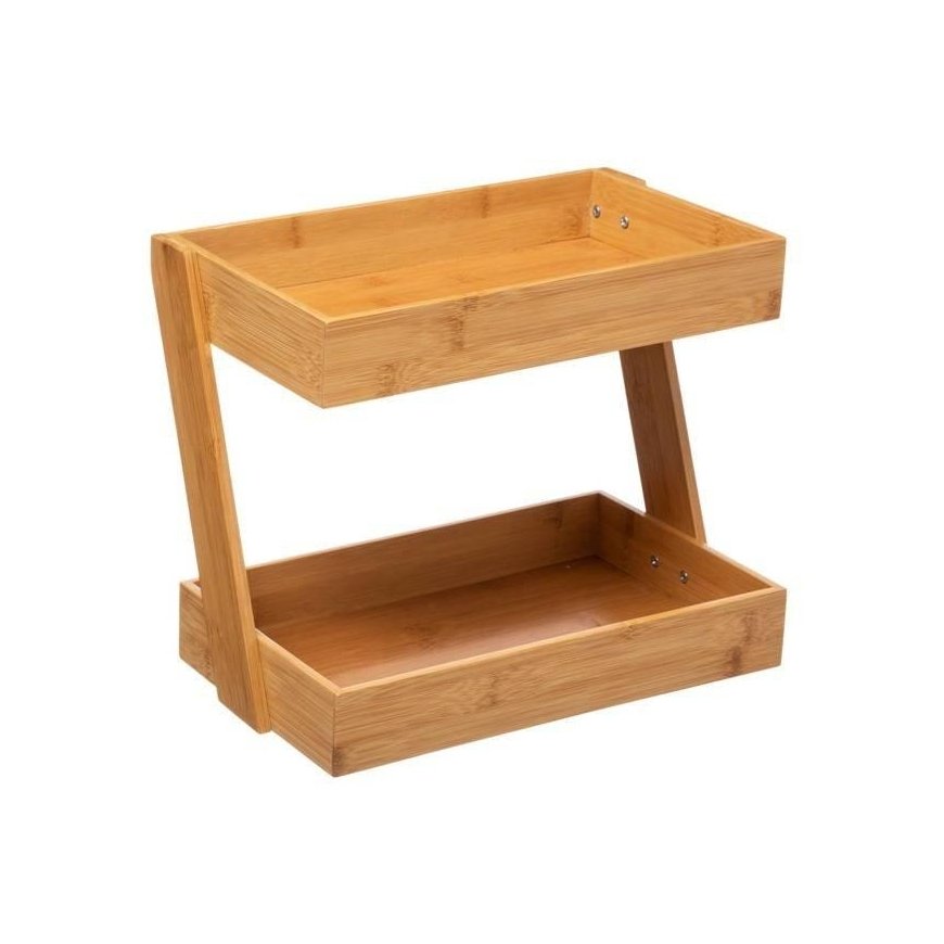 Bamboo Bamboo kitchen organizer, 2 levels