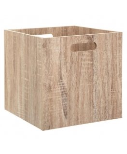 5five Simply Smart Natural wood color storage box, 31 x 31 cm.