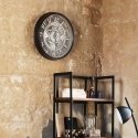 Atmosphera MECA wall clock loft style, Ø 51 cm, gray Atmosphera MECA wall clock loft style, Ø 51 cm, gray
