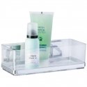 Quadro rectangular bathroom shelf with transparent container, Vacuum-Loc, shower, WENKO