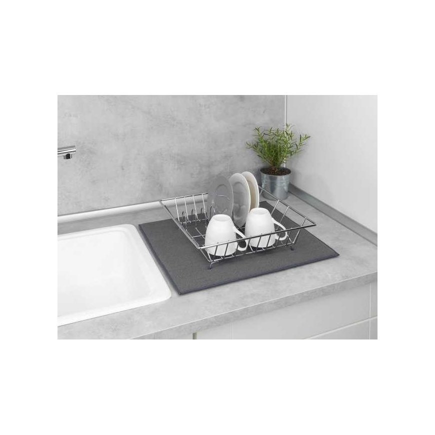 MIKO drying mat, 47 x 40 cm, gray, WENKO – 3