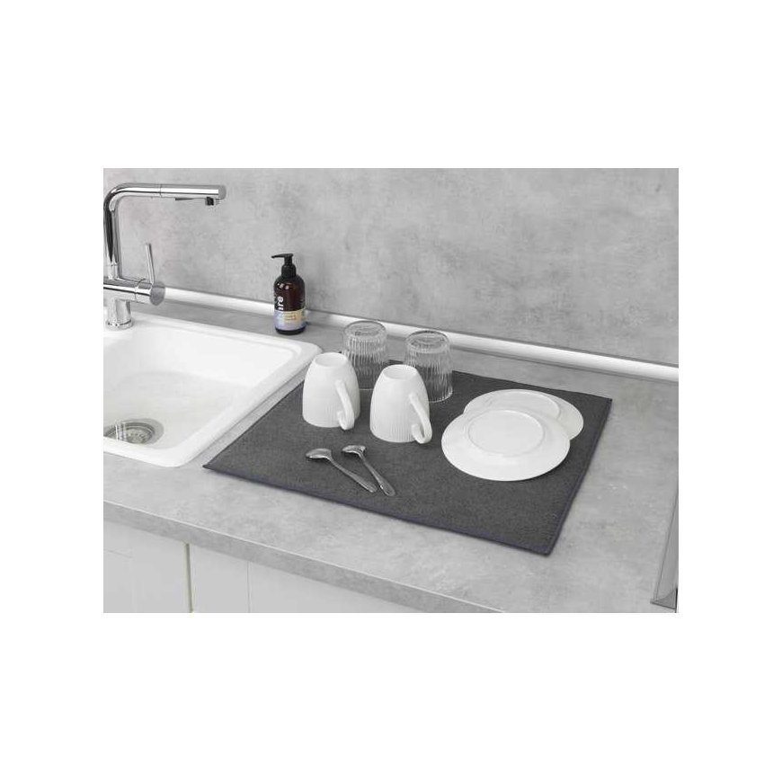 MIKO drying mat, 47 x 40 cm, pilkas, WENKO – 4