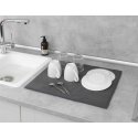 MIKO drying mat, 47 x 40 cm, gray, WENKO MIKO drying mat, 47 x 40 cm, gray, WENKO