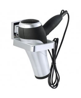 Plaukų džiovintuvas holder QUADRO, Vacuum-Loc, stainless steel, WENKO