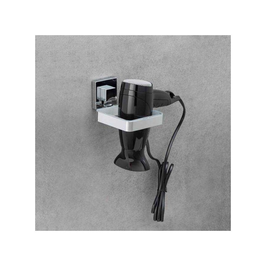 Plaukų džiovintuvas holder QUADRO, Vacuum-Loc, stainless steel, WENKO – 3