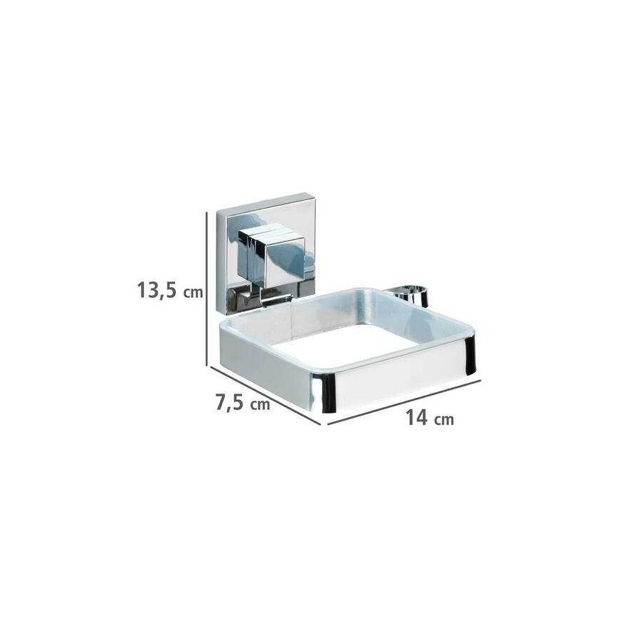 Plaukų džiovintuvas holder QUADRO, Vacuum-Loc, stainless steel, WENKO – 5