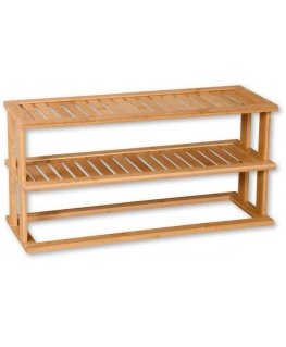 Bamboo kitchen shelf for countertop, two-tier, 55 x 20 cm, Kesper