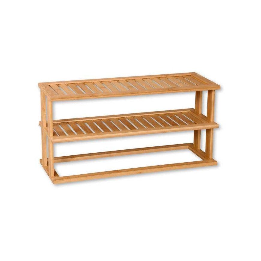 Bamboo kitchen shelf for countertop, two-tier, 55 x 20 cm, Kesper