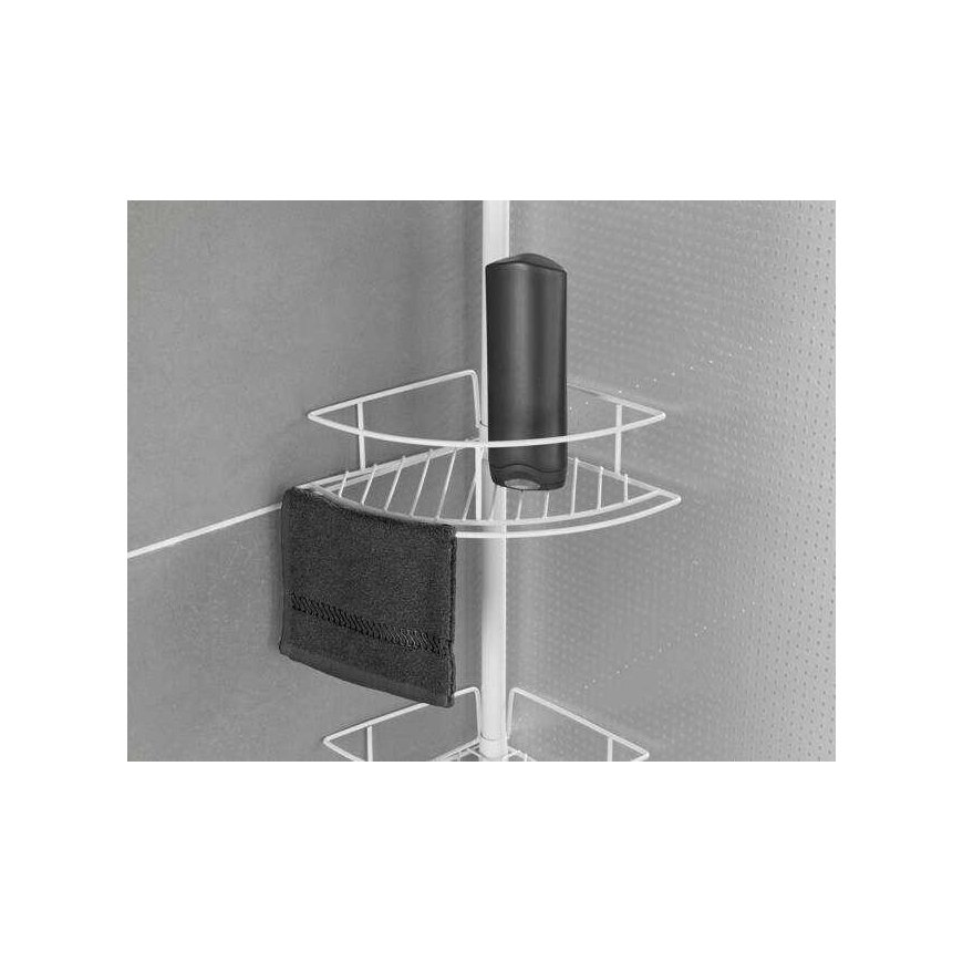 DOLCEDO teleskooppinen suihkuhylly, 4 tasoa, WENKO – 2