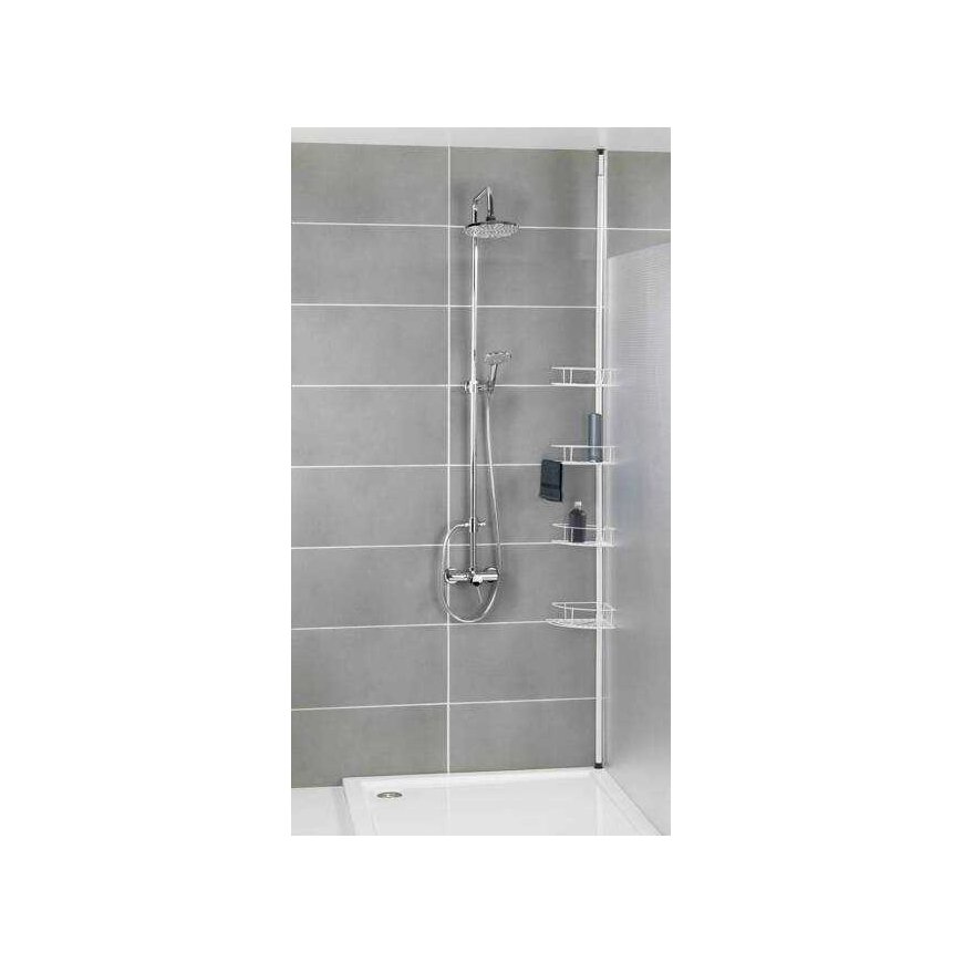 DOLCEDO teleskooppinen suihkuhylly, 4 tasoa, WENKO – 3