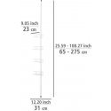 DOLCEDO telescopic shower shelf, 4 levels, WENKO DOLCEDO telescopic shower shelf, 4 levels, WENKO