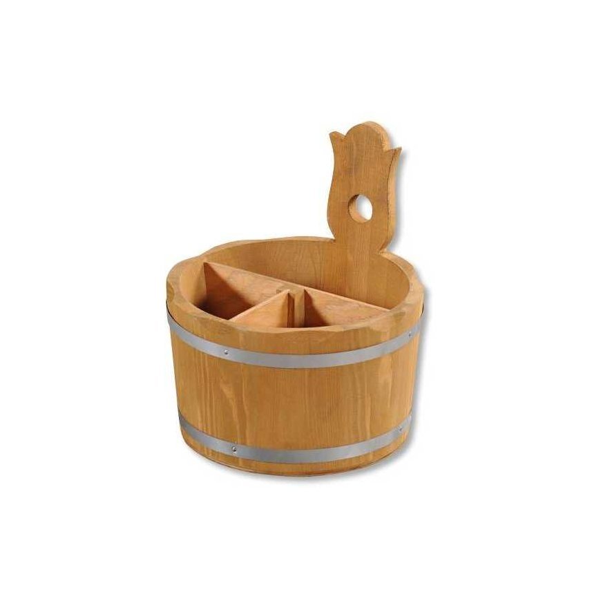 Decorative container for cutlery and napkins, Ø 17 cm, Kesper – 5