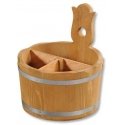 Decorative container for cutlery and napkins, Ø 17 cm, Kesper