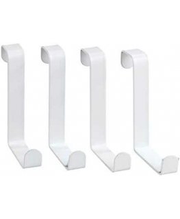 White door hanger, 4 pieces, matte, WENKO