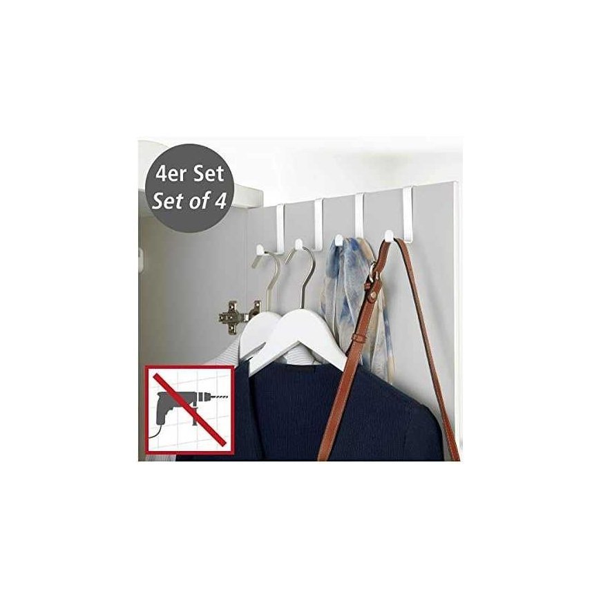 White door hanger, 4 pieces, matte, WENKO – 2
