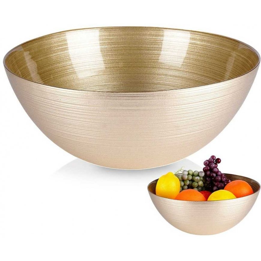 Mondex Round glass salad bowl 28 cm, 3.6L – 3