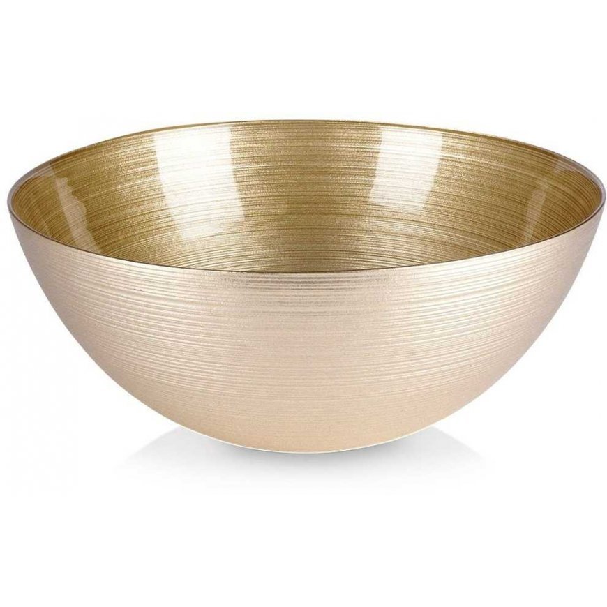 Mondex Round glass salad bowl 28 cm, 3.6L – 4