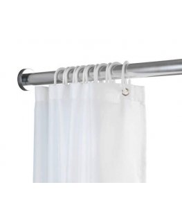Teleskooppisuihkutanko LUZ, Ø 2,8 cm, 110-185 cm, kromi, WENKO