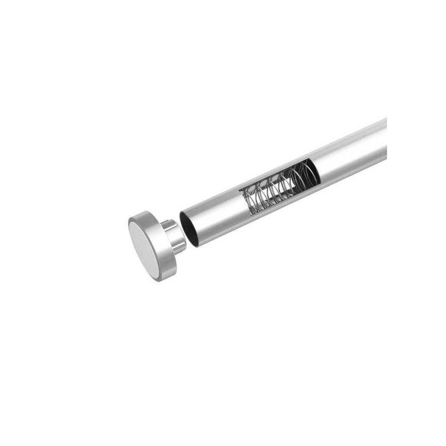 Telescopic shower bar LUZ, Ø 2.8 cm, 110-185 cm, chrome, WENKO – 2