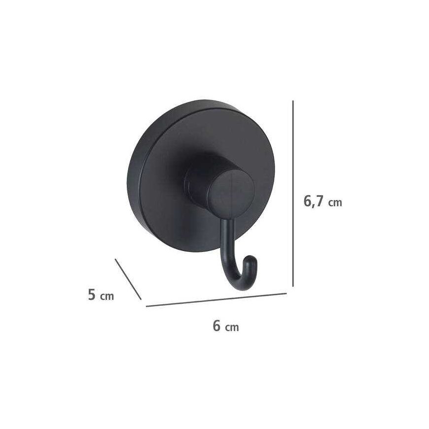 Vacuum-Loc towel rack, 2 pcs., black, WENKO – 5