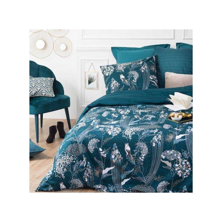 Cotton PAON cotton bedding set, peacock motif, 240x220 cm – 2