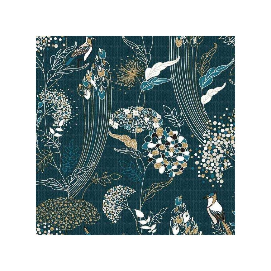 Cotton PAON cotton bedding set, peacock motif, 240x220 cm – 3