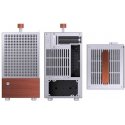 Jonsbo T6 PC Gehäuse, Mini-Tower, Mini-ITX, Tempered Glass, Holz - silver Jonsbo T6 PC Gehäuse, Mini-Tower, Mini-ITX, Tempered Glass, Holz - silver