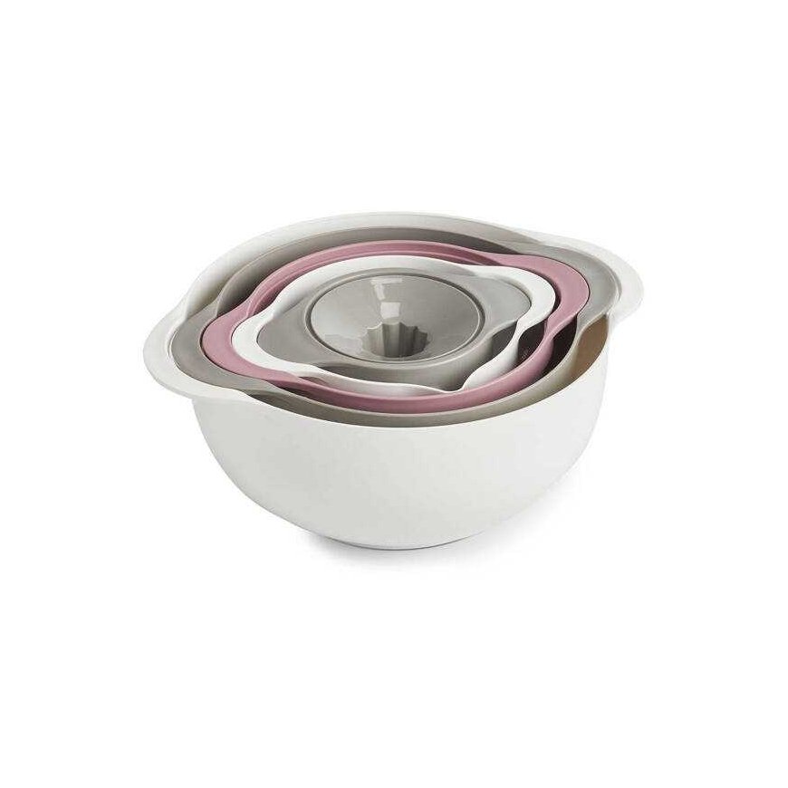 Zeller Multifunctional kitchen set, 5 pcs., white / gray / berry 12x7, 15x7.5, 18.5x8, 22x12, 26x12.5 cm – 3