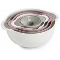Zeller Daugiafunkcinis virtuvės komplektas, 5 vnt., balta / pilka / uoginė 12x7, 15x7,5, 18,5x8, 22x12, 26x12,5 cm Zeller Daugiafunkcinis virtuvės komplektas, 5 vnt., balta / pilka / uoginė 12x7, 15x7,5, 18,5x8, 22x12, 26x12,5 cm