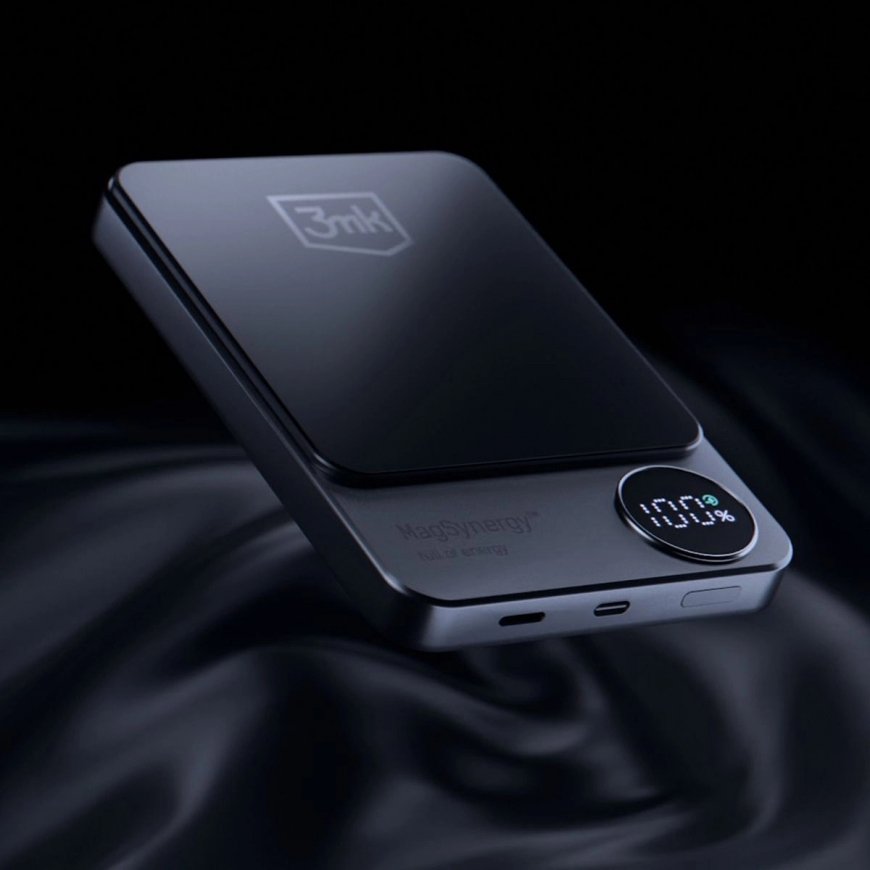 3MK MagSynergy Litium polymeeri (LiPo) 5000 mAh Langaton lataaminen musta – 5