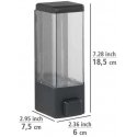 Dezinfekcinis dozatorius ISTRES, juodas, 320 ml, Wenko Dezinfekcinis dozatorius ISTRES, juodas, 320 ml, Wenko