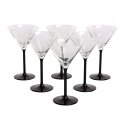 Lumarko ONYX MARTINI GLASSES 6 PCS 260ML
