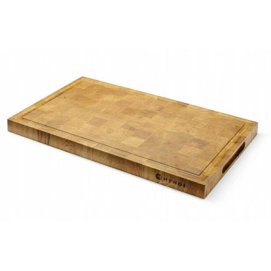 Hendi Double-layer oak serving board, 32.5x26.5cm – 2