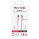 Swissten Textile USB-C / USB-C / Aux 3.5mm Charging Audio Adapter 0.12m Swissten Textile USB-C / USB-C / Aux 3.5mm Charging Audio Adapter 0.12m