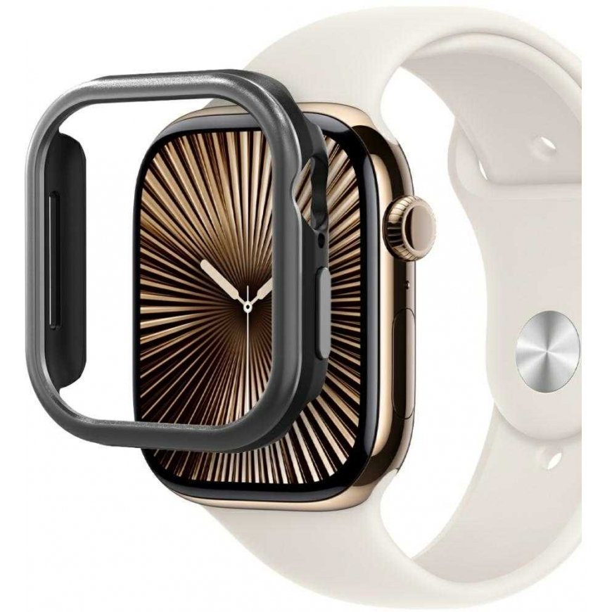 Araree Amy case for Apple Watch 10 42mm gun metal