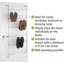 Wenko door shoe rack 151 cm, silver steel Wenko door shoe rack 151 cm, silver steel