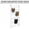 Wenko door shoe rack 151 cm, silver steel Wenko door shoe rack 151 cm, silver steel