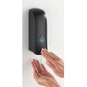 Soap and disinfectant liquid dispenser RANERA, black, 280 ml, Wenko Soap and disinfectant liquid dispenser RANERA, black, 280 ml, Wenko