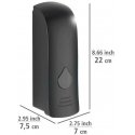 Muilo ir dezinfekcijos skysčių dozatorius RANERA, juodas, 280 ml, Wenko Muilo ir dezinfekcijos skysčių dozatorius RANERA, juodas, 280 ml, Wenko