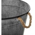 Atmosphera Vintage Dangtis cinkuotas, vintažinis kibiras, Ø 38 cm Atmosphera Vintage Dangtis cinkuotas, vintažinis kibiras, Ø 38 cm