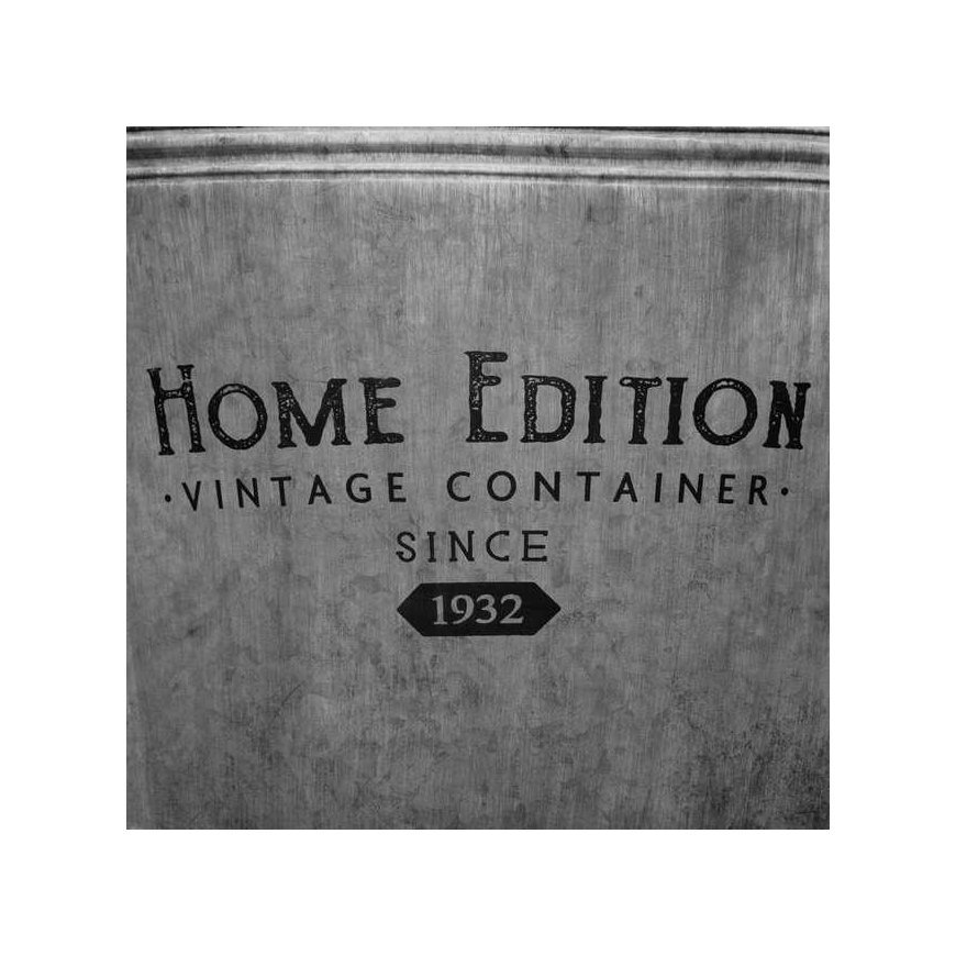Atmosphera Vintage Dangtis cinkuotas, vintažinis kibiras, Ø 38 cm – 3