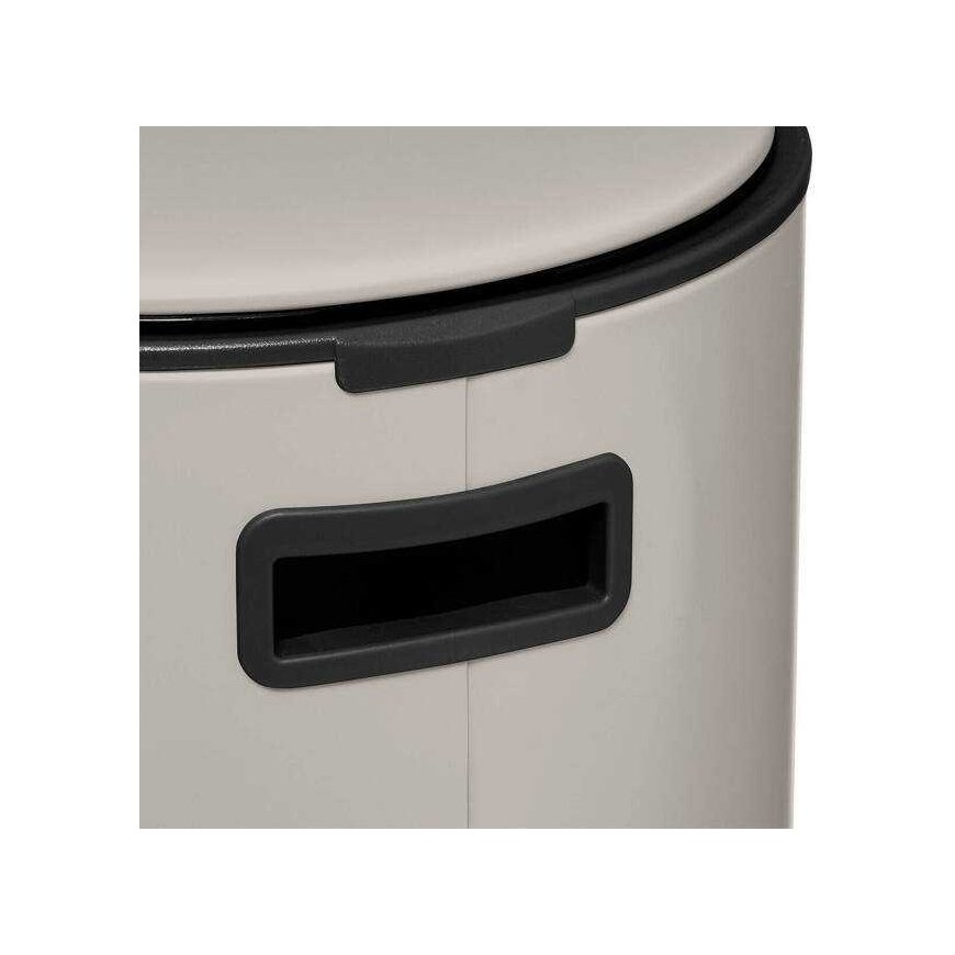 ARGILE DELTA metal trash can, with odor neutralizer, 30 l
