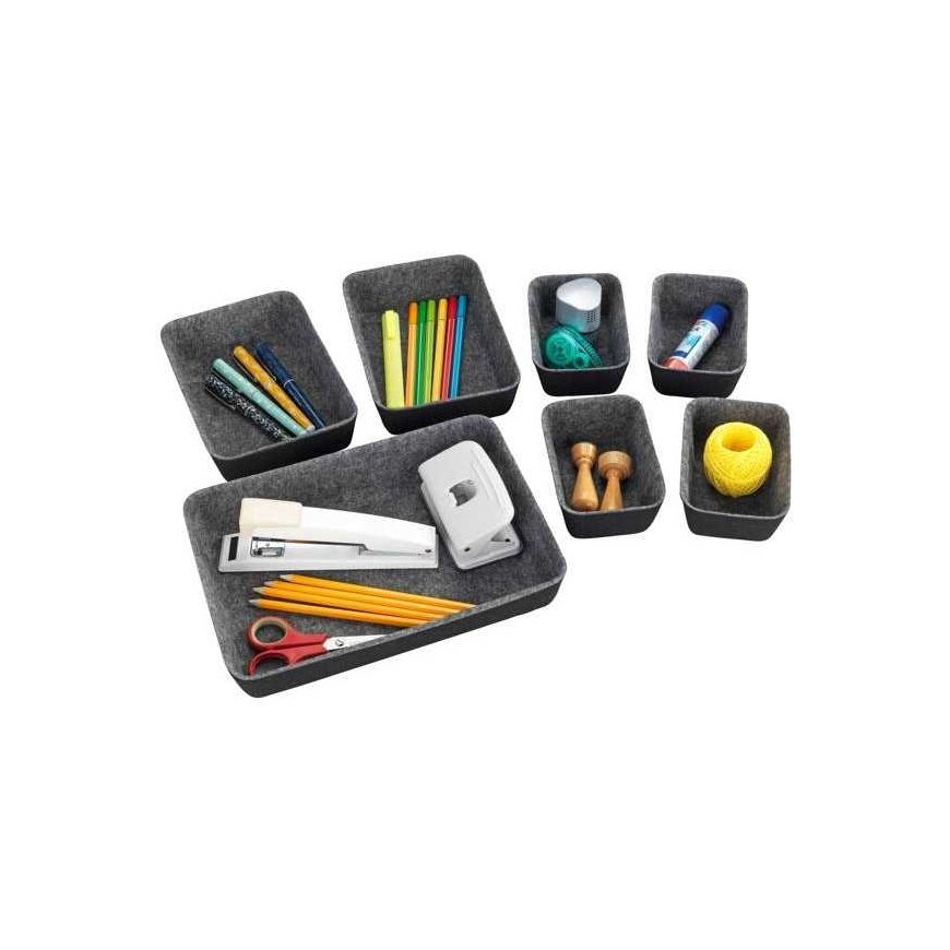 PIECES Felt drawer organizers, 7 pcs., WENKO – 2