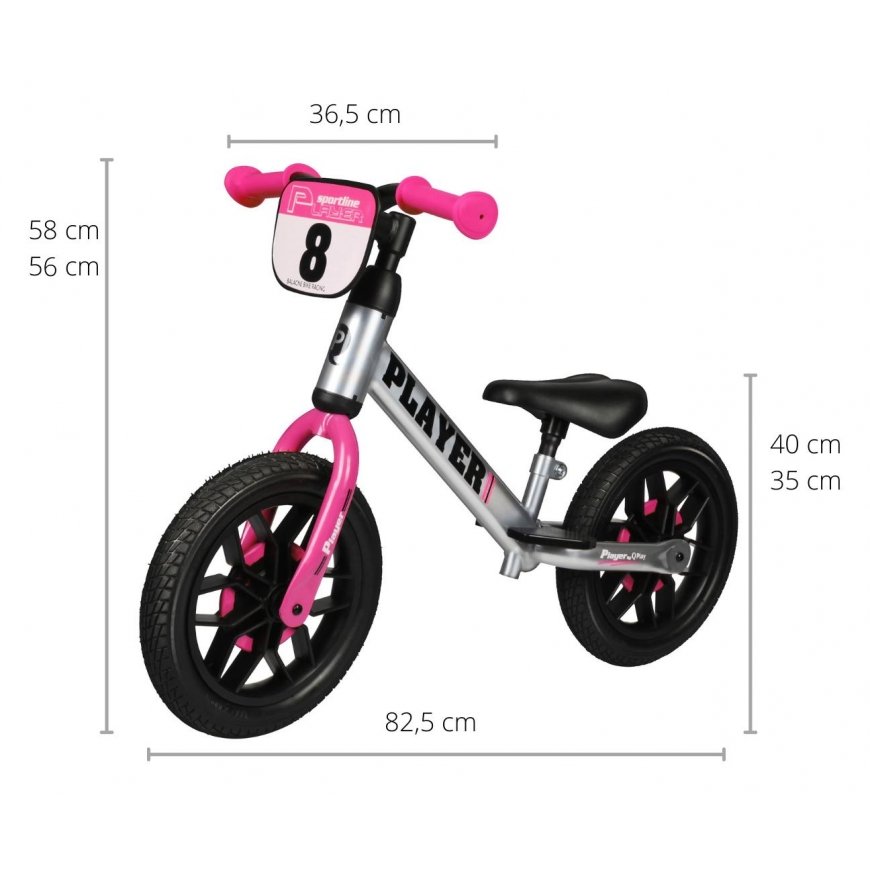 Qplay Bike veikia Rožinė Player – 4
