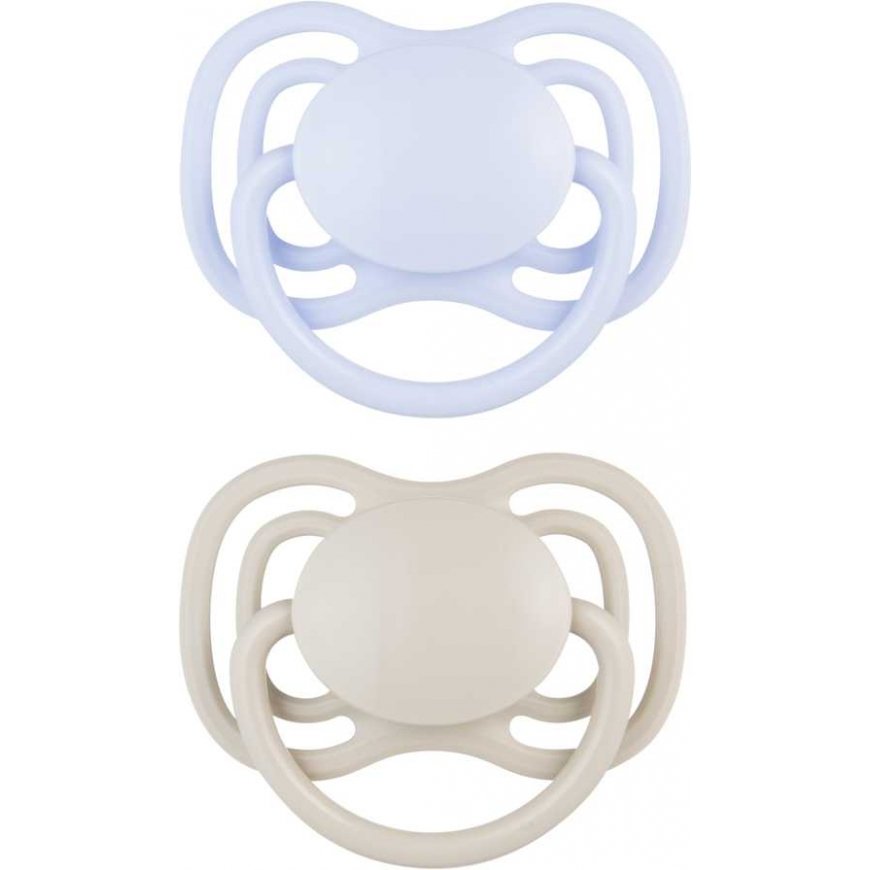 CANPOL BABIES silicone symmetrical pacifiers NUDE