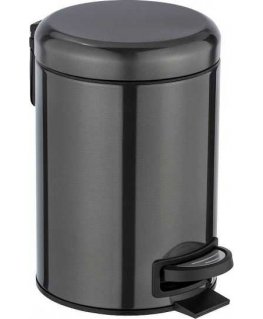 LEMAN bathroom basket, anthracite matt, 3 L, WENKO