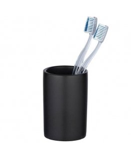 Brush cup POLARIS Matt, color black, Wenko