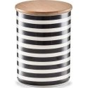 Bamboo STRIPES ceramic jar with bamboo lid, 900 ml, ZELLER Bamboo STRIPES ceramic jar with bamboo lid, 900 ml, ZELLER
